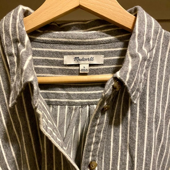 Madewell Striped flannel - Picture 3 of 6